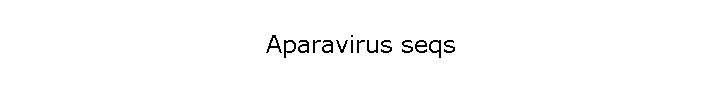 Aparavirus seqs